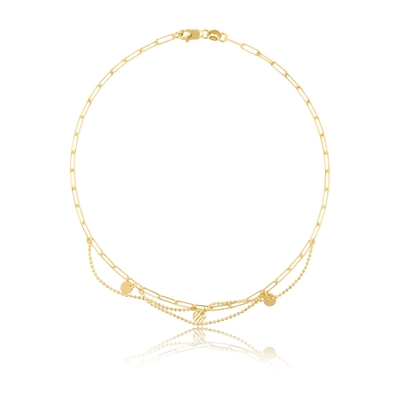 quality Op maat gemaakte initiaal en naam enkels: 18K gouden sieraden voor elke gelegenheid factory